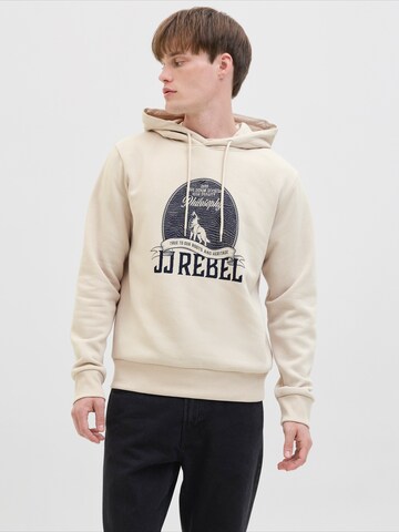 JJ Rebel Tréning póló 'JREBLASSE' - bézs: elől