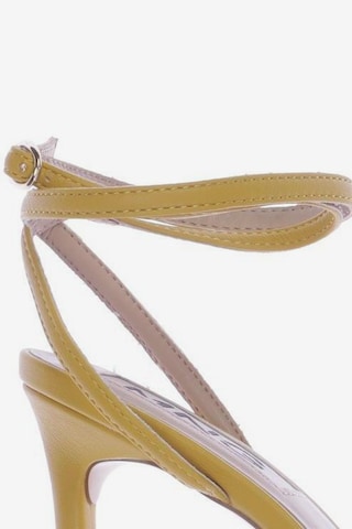 MANGO Sandals & High-Heeled Sandals in 39 in Yellow