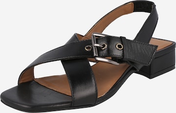 ABOUT YOU Sandals 'Jennifer' in Black: front