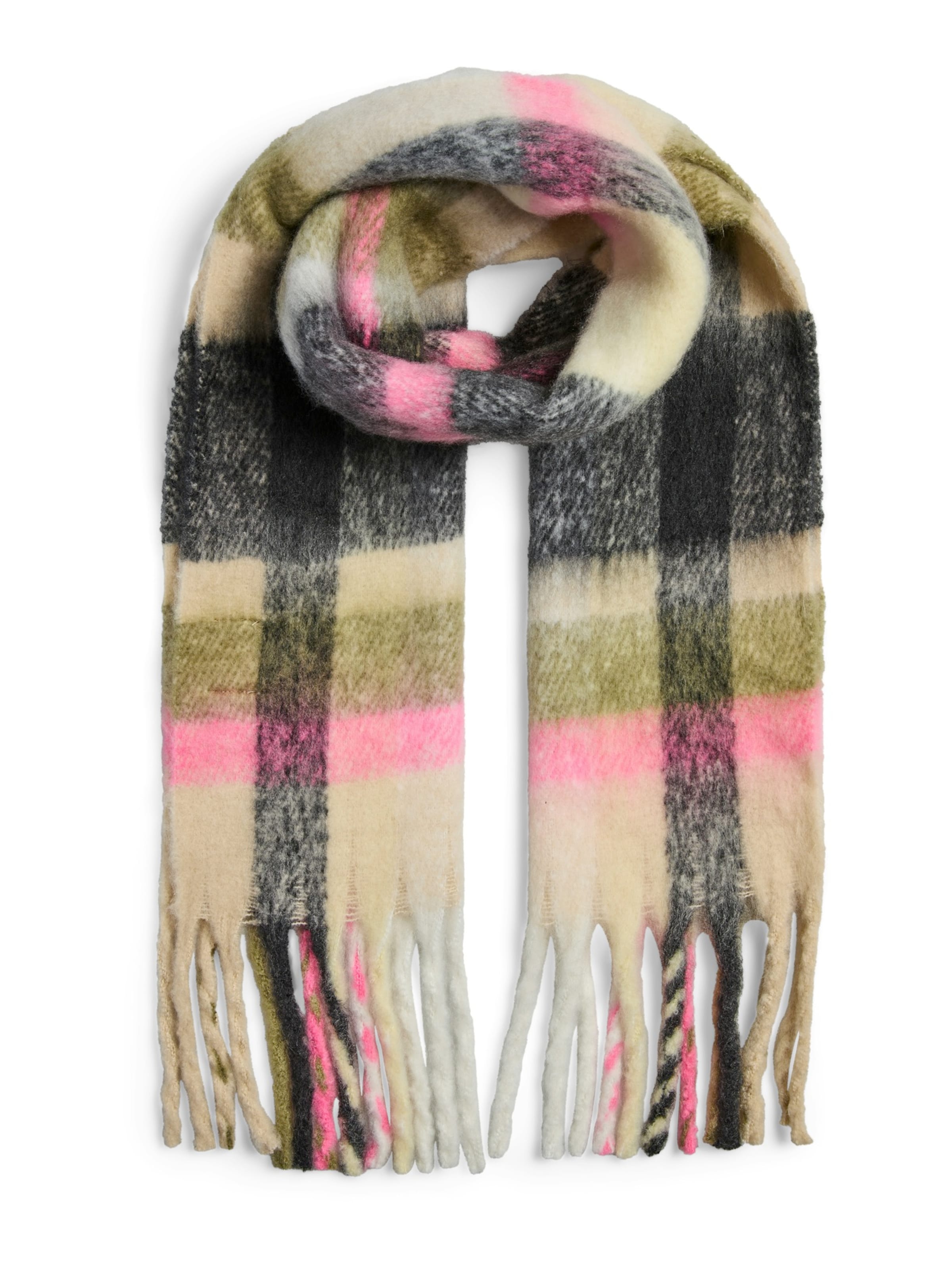 PIECES Halsduk 'PCMAYA' i gul: framsida