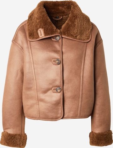 TrendyolZimska jakna - bež boja: prednji dio