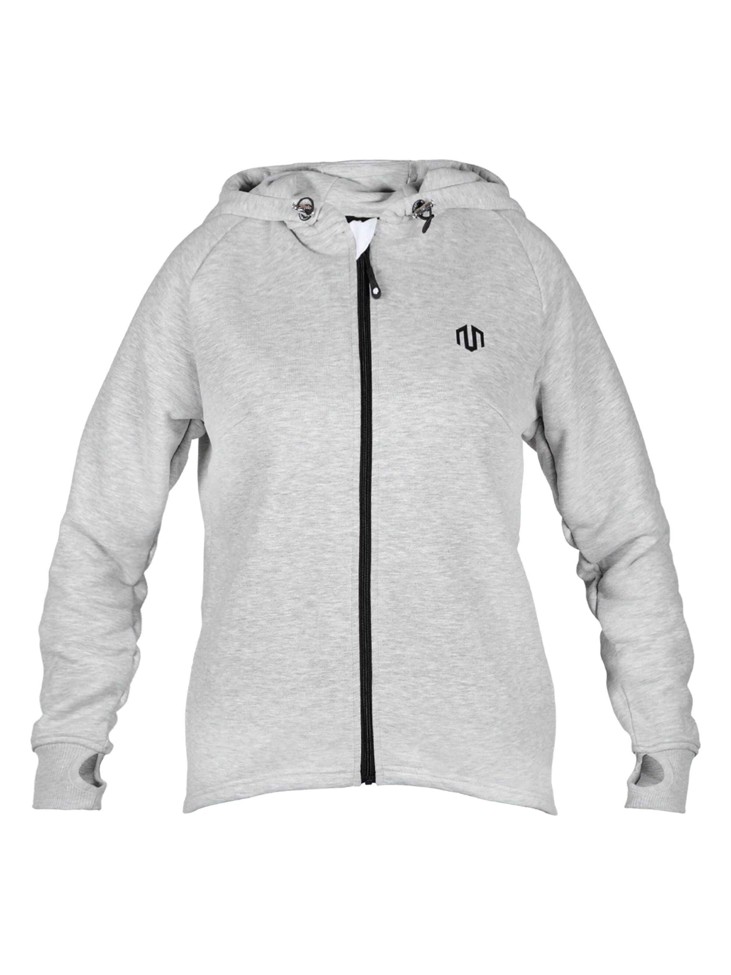 Veste de survêtement 'Comfy Performance' MOROTAI en gris : devant