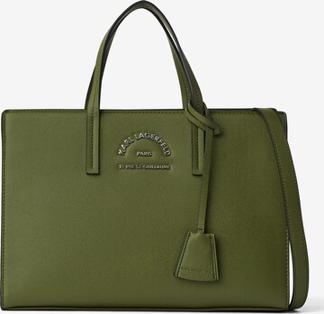 Karl Lagerfeld Дамска чанта 'Rue St-Guillaume' в зелено: отпред