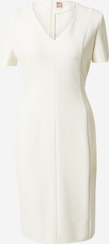 BOSS Dress 'DAMAISA' in White: front