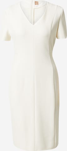 BOSS Black Dress 'DAMAISA' in White: front