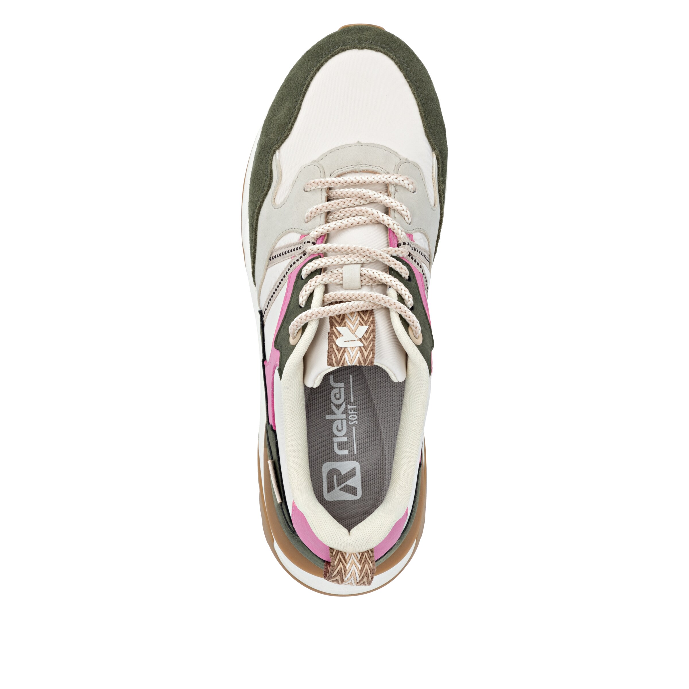 Baskets basses Rieker en blanc