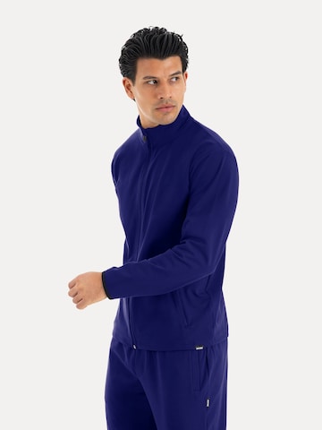 Smilodox Trainingsjacke 'Delian' in Blau