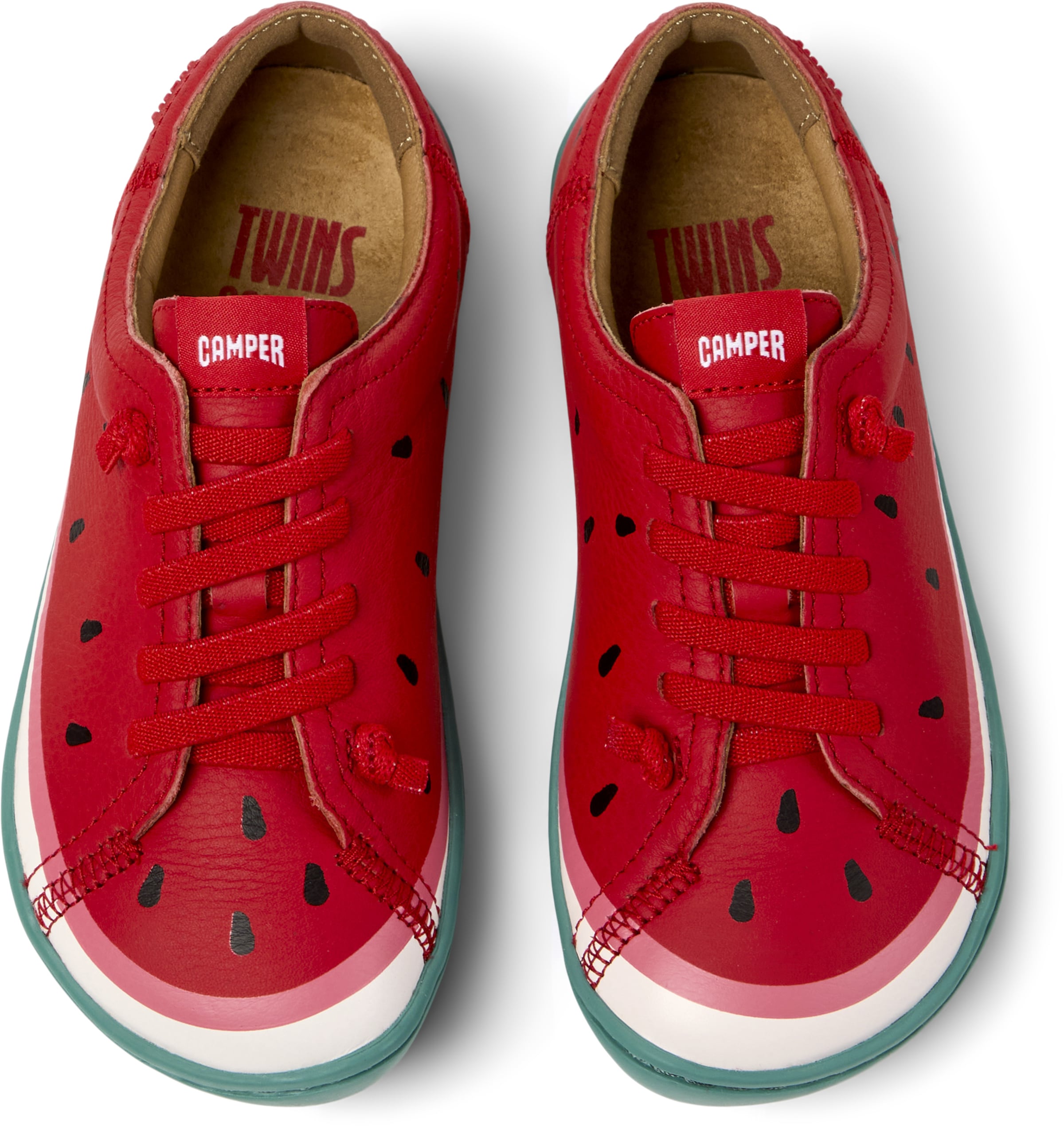 CAMPER Sneakers 'Peu Cami Twins' in Rood