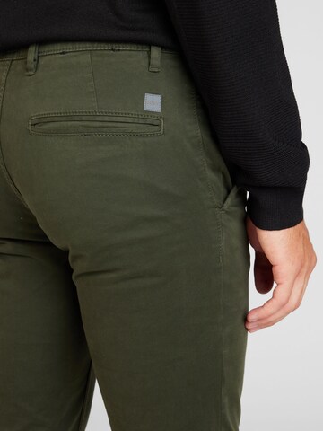 Coupe slim Pantalon chino BOSS en vert