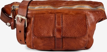 Marsupio 'Hibiscus' di Campomaggi in marrone: frontale