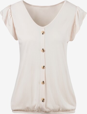 LASCANA Shirt in Zwart