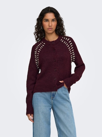 JDY - Casaco de malha 'JDYZOEY ELLA' em vermelho: frente
