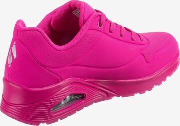 rozā SKECHERS Zemie brīvā laika apavi 'UNO - Night Shades'