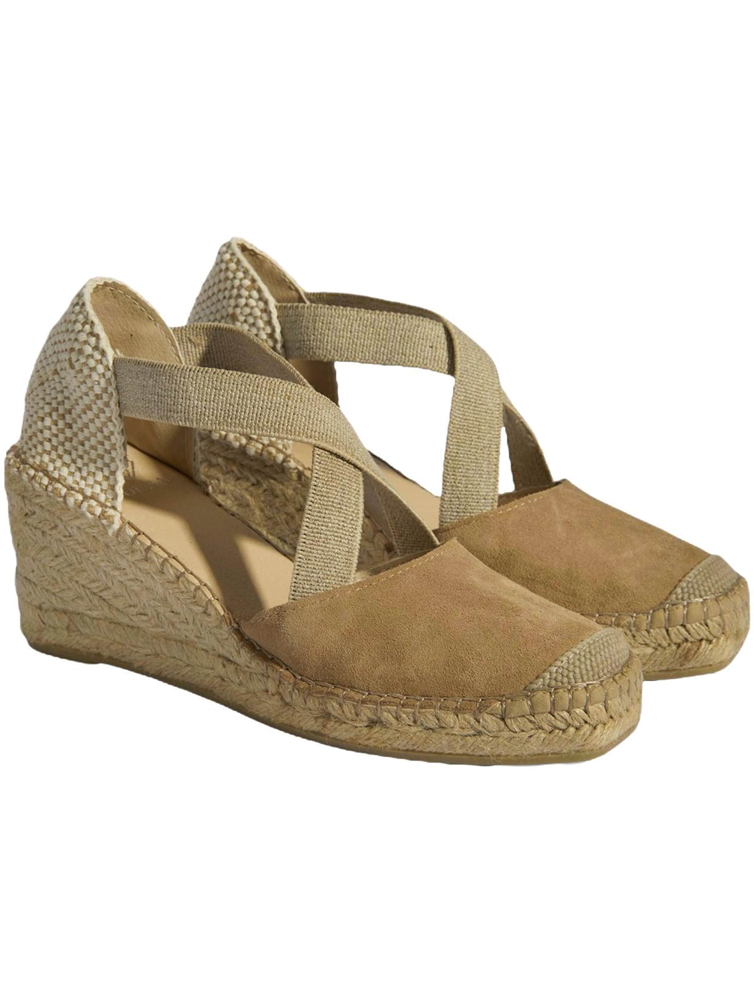 Desa Espadrilles 'Keil-Espadrilles' in Beige: front