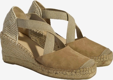 Desa Espadrilles 'Keil-Espadrilles' in Beige: voorkant