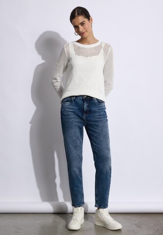STREET ONE Loosefit Jeans im Mom Fit in Blau