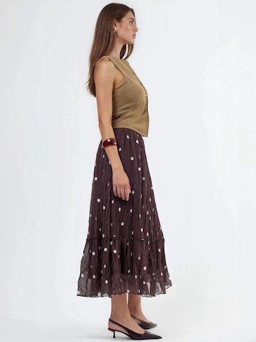 Busem Skirt in Brown