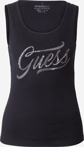 GUESS Top in Black: front