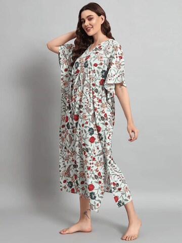 PfauGermany Summer Dress 'KAFTAN Free Size Brustumfang – 170 cm . Länge 130 cm' in Beige