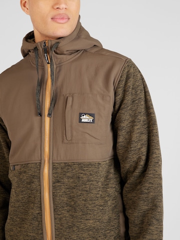 Hurley Funktionsfleecejacke 'HURON BURRITO' in Grün