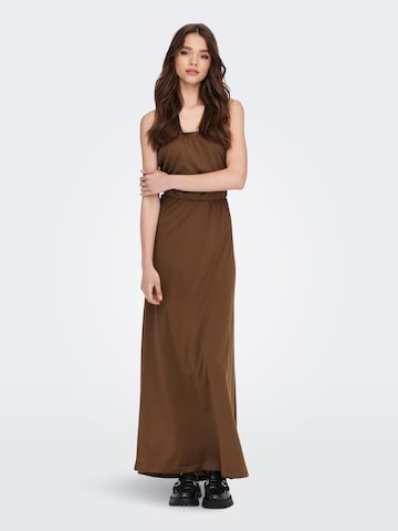 Robe 'May' ONLY en marron : devant