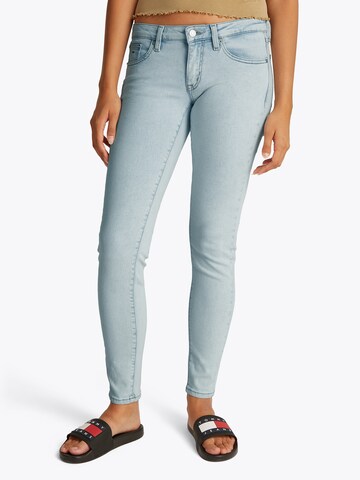 Tommy Jeans Skinny Jeans in Blue: front