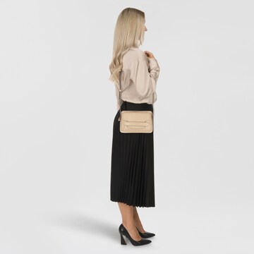 The Bridge Schoudertas 'Lucrezia' in Beige