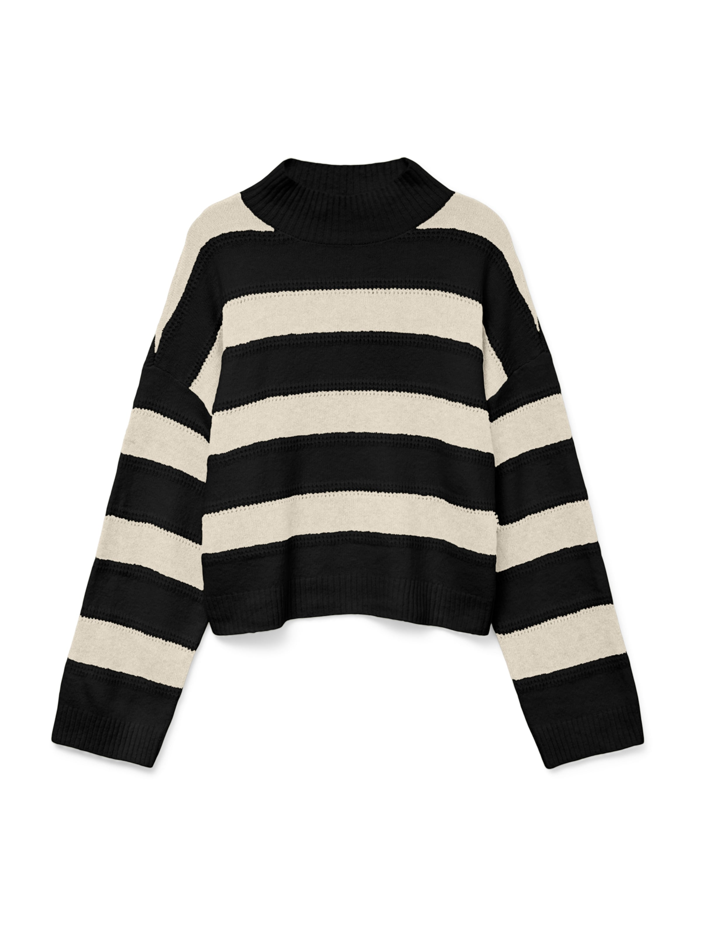 VERO MODA Sweater 'VMInez' in Black: front