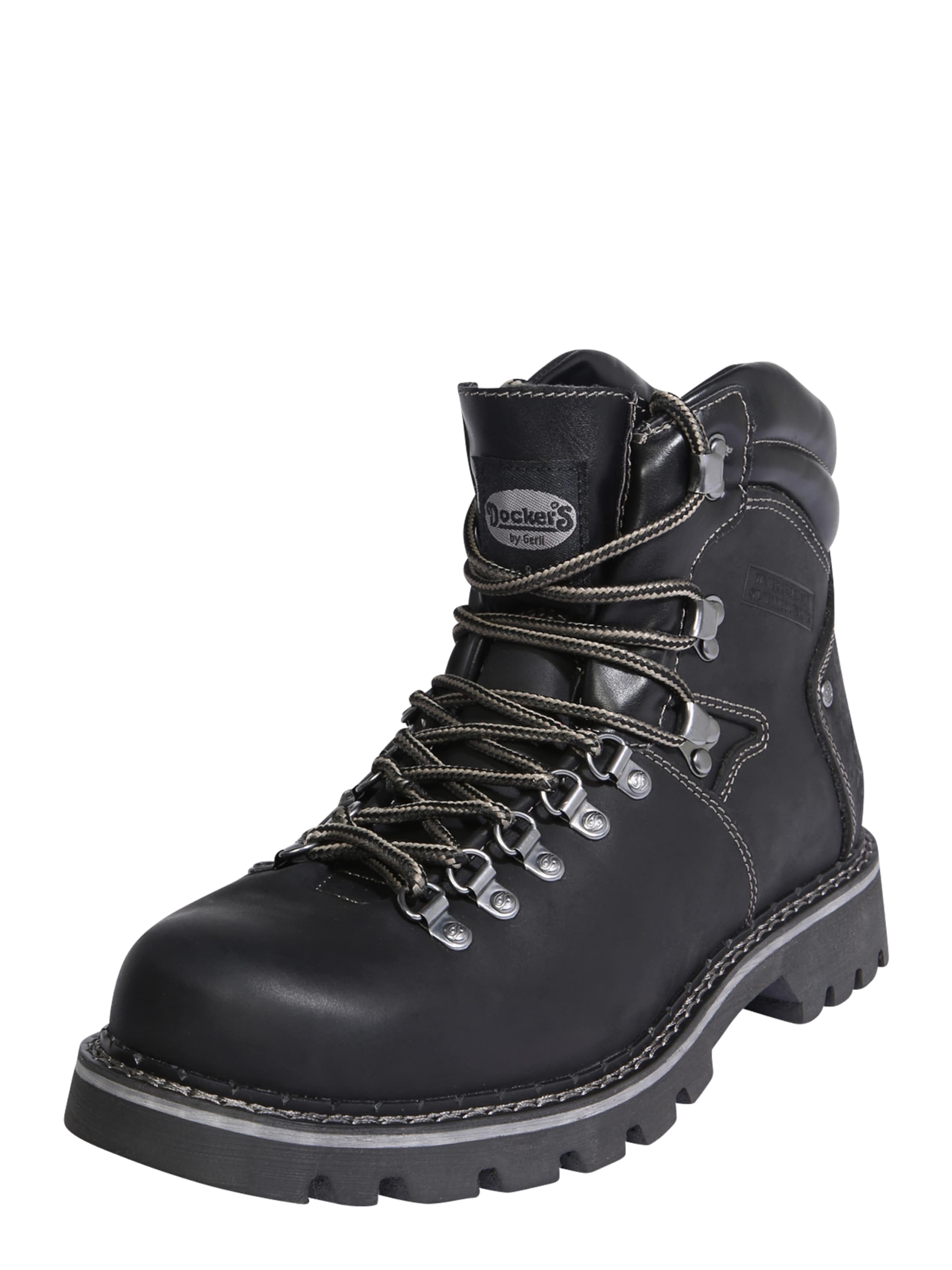 Dockers by Gerli - Botas com atacadores em preto: frente