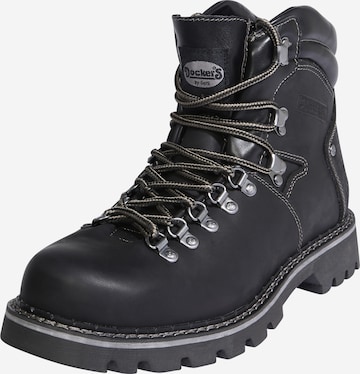Dockers by Gerli Lace-Up Boots in Black: front