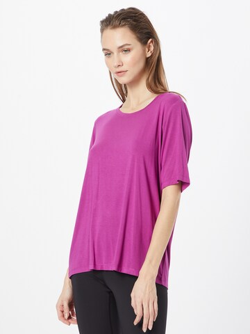 BLUE SEVEN T-shirt i lila: framsida