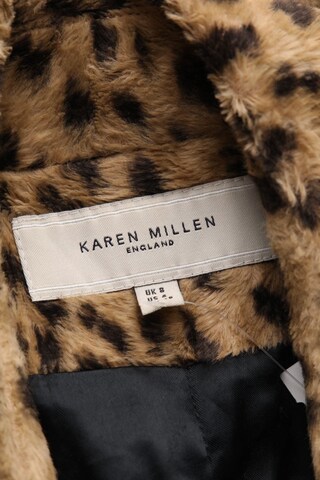 Karen Millen Faux Fur-Mantel XS in Beige
