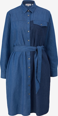 s.Oliver Shirt dress in Blue: front