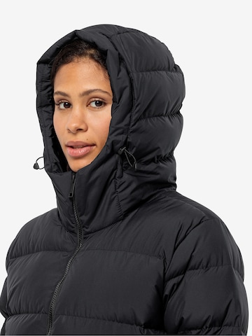 JACK WOLFSKIN - Sobretudo outdoor 'Frozen Palace' em preto