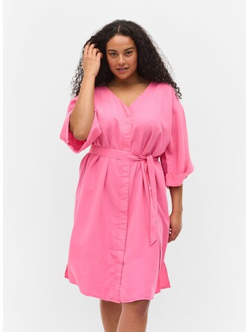Robe d’été 'FIONA' Zizzi en rose : devant