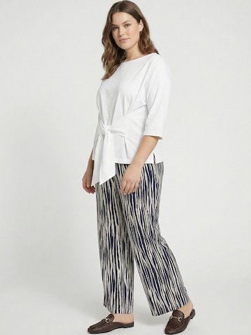 Guido Maria Kretschmer Curvy Wide Leg Hose 'Finja' in Schwarz