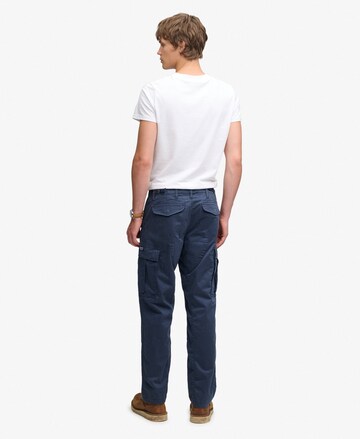 Superdry & Co Baggy Cargo Pants in Blue