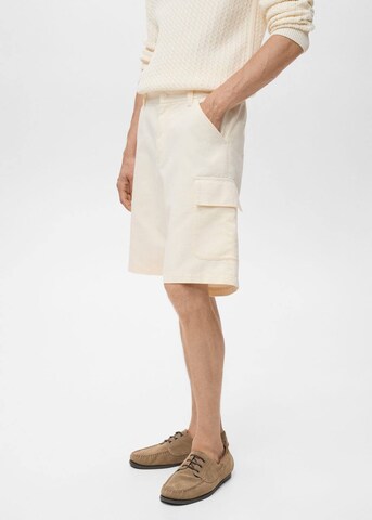 MANGO MAN Loosefit Bermudas lido in Beige