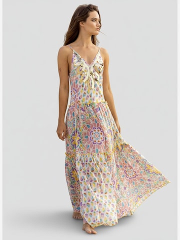 Robe 'Robe Longue Innika' Miss June en mélange de couleurs