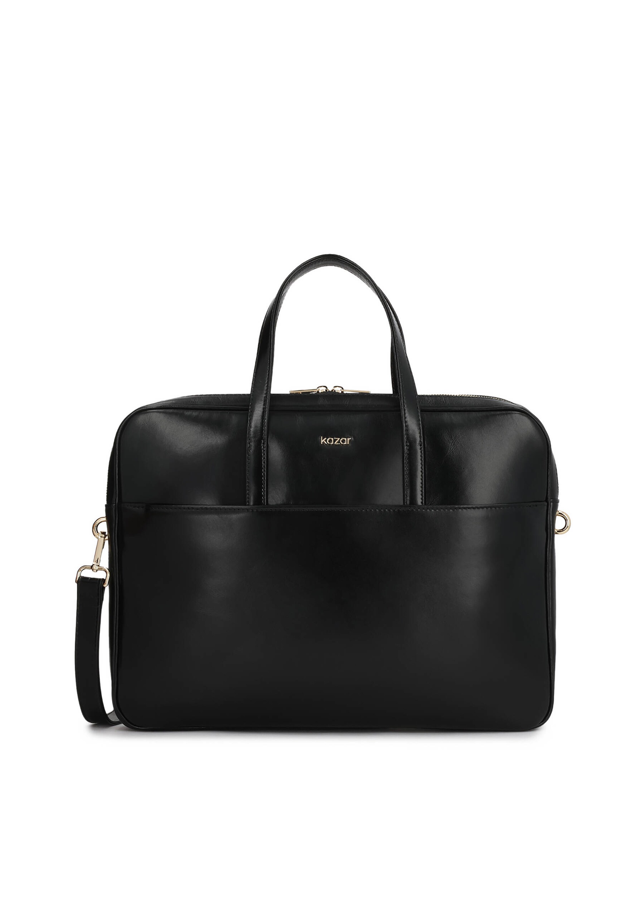 juoda Kazar Nešiojamo kompiuterio krepšys: priekis