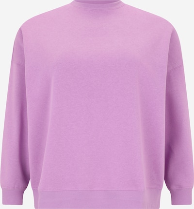 PIECES Curve Sweater majica 'PCFANY' u orhideja bijela / svijetlo crvena, Pregled proizvoda