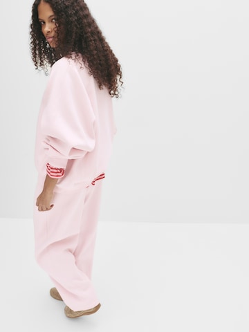 Pull&Bear Mikina - Ružová