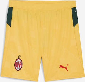 PUMA Sportbroek 'AC Milan' in Geel: voorkant