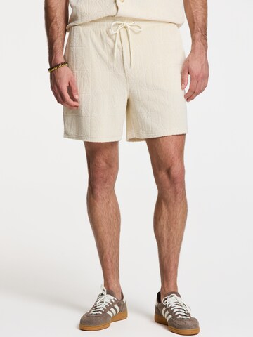 Shiwi Regular Trousers 'Tony' in Beige: front