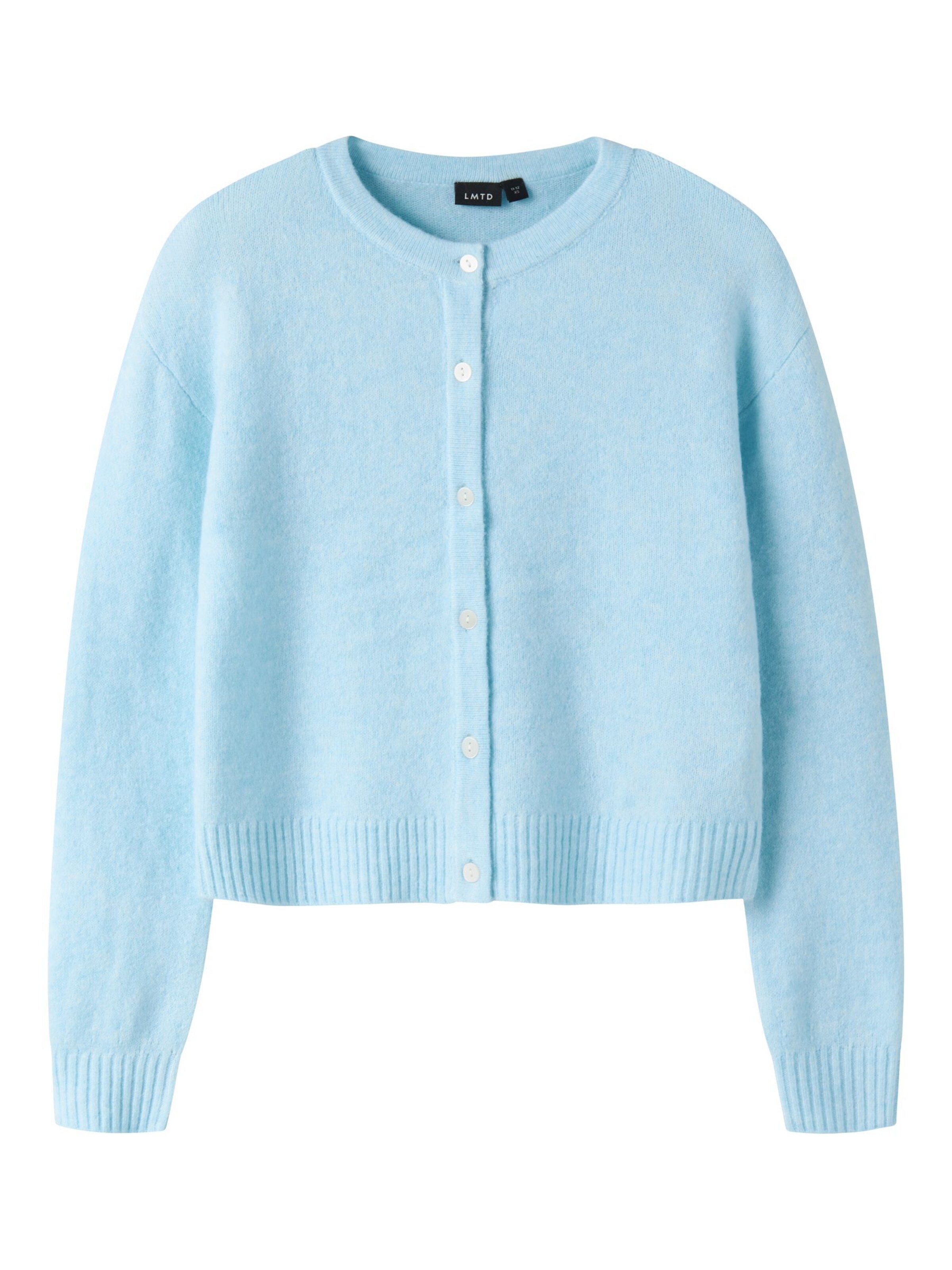 LMTD Knit cardigan in Blue: front