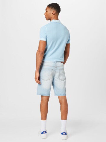 UNITED COLORS OF BENETTON Regular Shorts in Blau