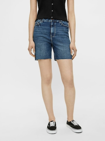 PIECES Regular Jeans 'LISA' in Blue: front