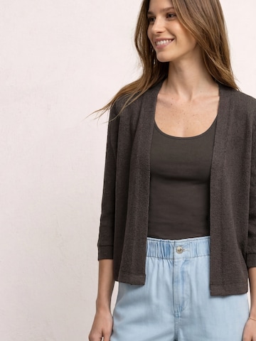 STREET ONE Knit Cardigan in Brown: front