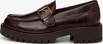 Marc O'Polo Classic Flats in Brown: front