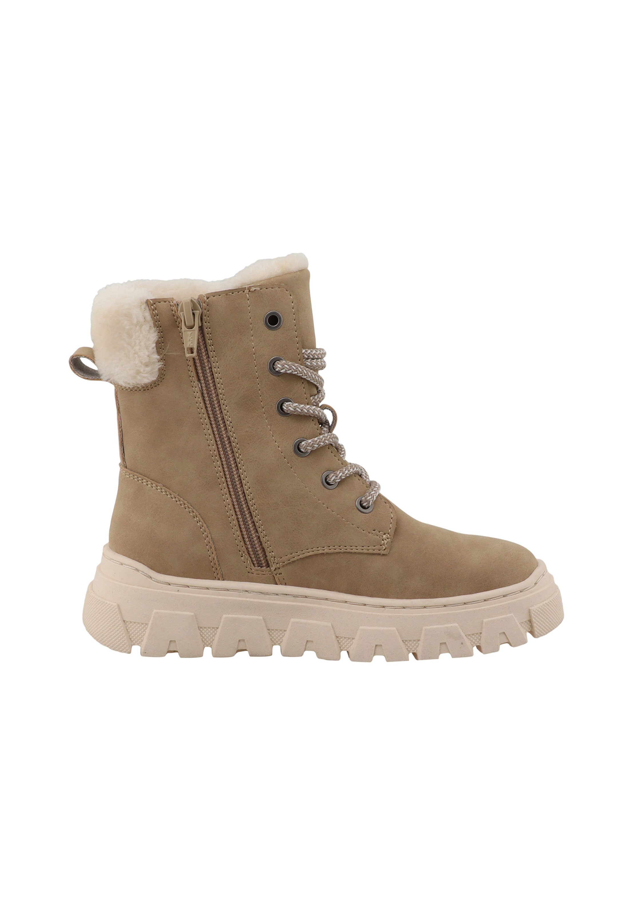 TOM TAILOR Schnürstiefelette in 31 in camel, Produktansicht